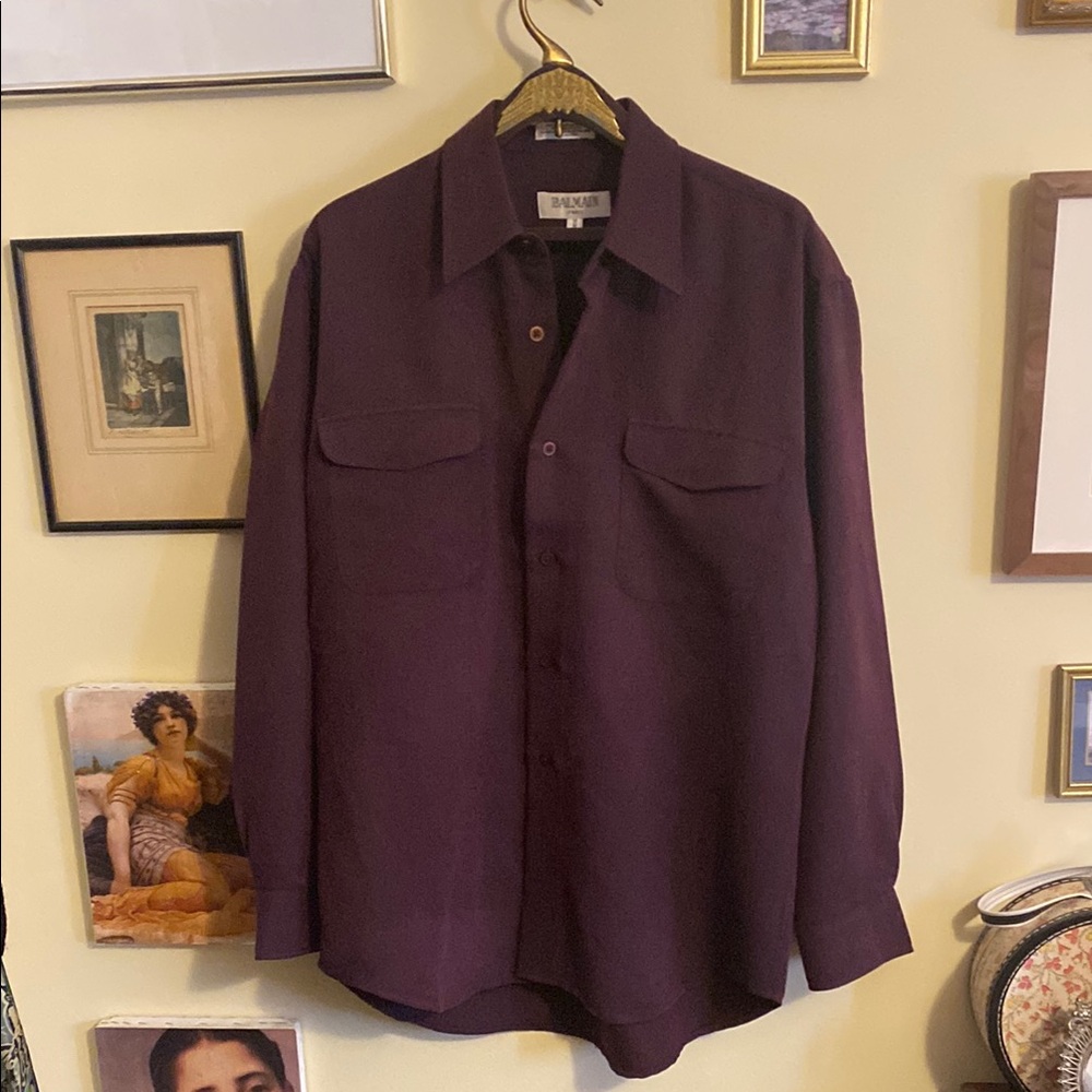 Balmain Button Up Dress Shirt